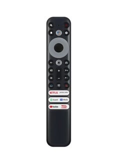 TIGER Voice Remote Control Compatible for TCL 8K QLED, 4 Series, 4K UHD LED Smart Android Televisions – With Netflix, YouTube, Prime Video, TCL Channel & More Apps – Voice-Activated Remote for Seamless TV Control  - Image 2