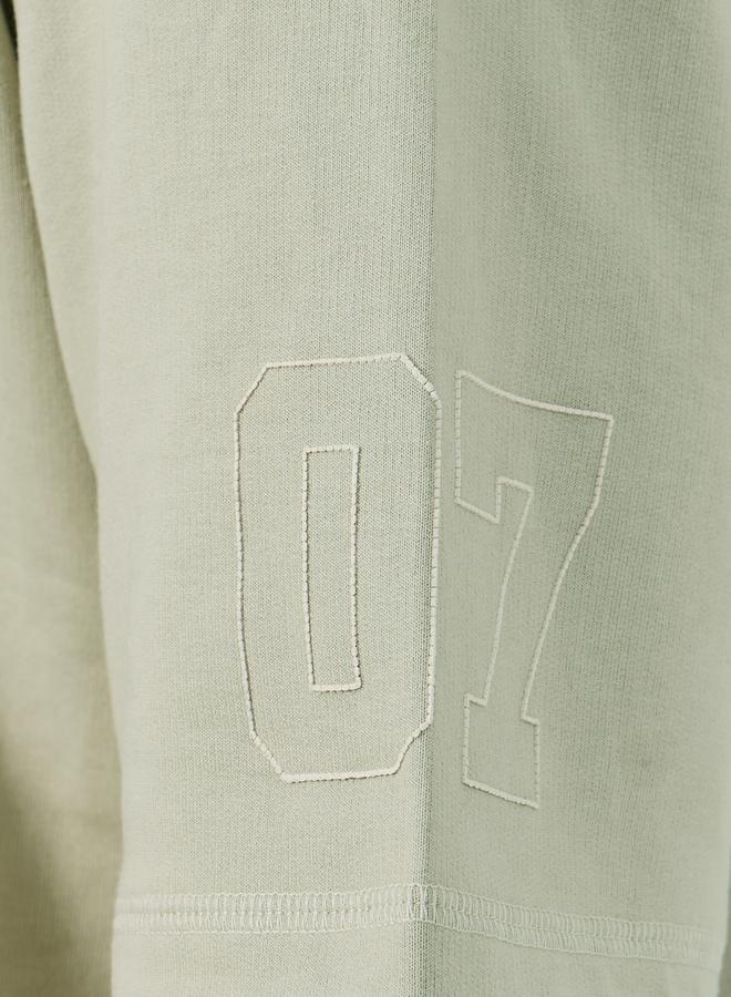 Slogan Print Terry Oversized T-Shirt