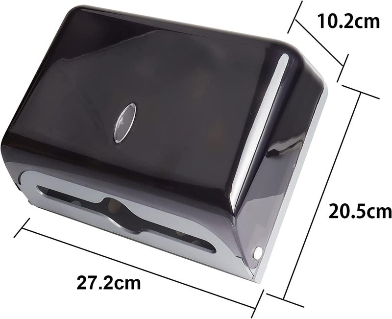 TOBEFORT Touchless Paper Towel Dispenser Wall Mount, No Drilling Waterproof/Dustproof Multifold Tissue Holder for Home Kitchen Office Bathroom Toilet… - Image 4