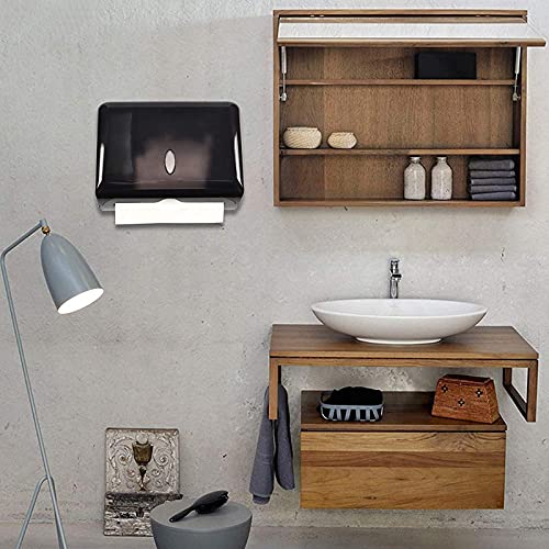 TOBEFORT Touchless Paper Towel Dispenser Wall Mount, No Drilling Waterproof/Dustproof Multifold Tissue Holder for Home Kitchen Office Bathroom Toilet… - Image 3