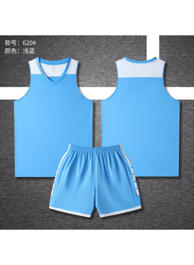 New American Basketball Uniform Suit Summer Camp Adult Children Quick-drying Jersey Compeion Training Basketball Sports Team Uniform