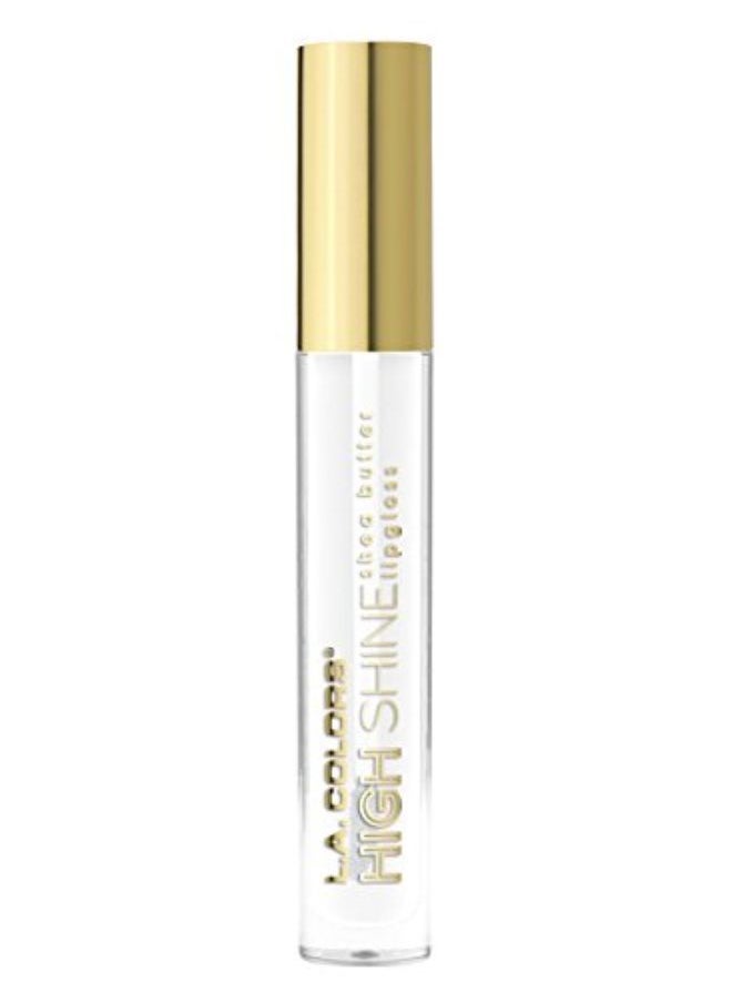 L.A. Colors High Shine Shea Butter Lip Gloss, Clear, 0.14 Ounce  - Image 2