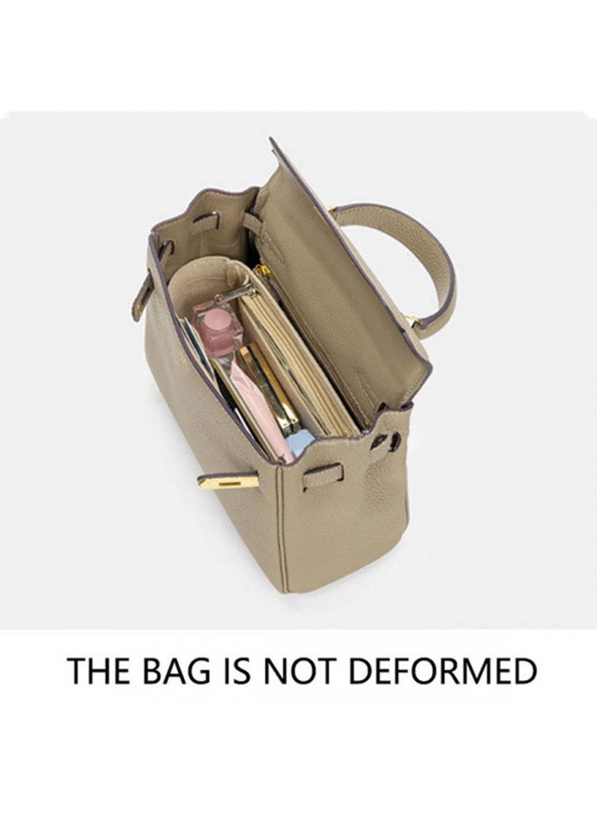 Lckaey Purse Organizer insert for Handbag Kelly 25 organizer1011Beige-S - Image 1