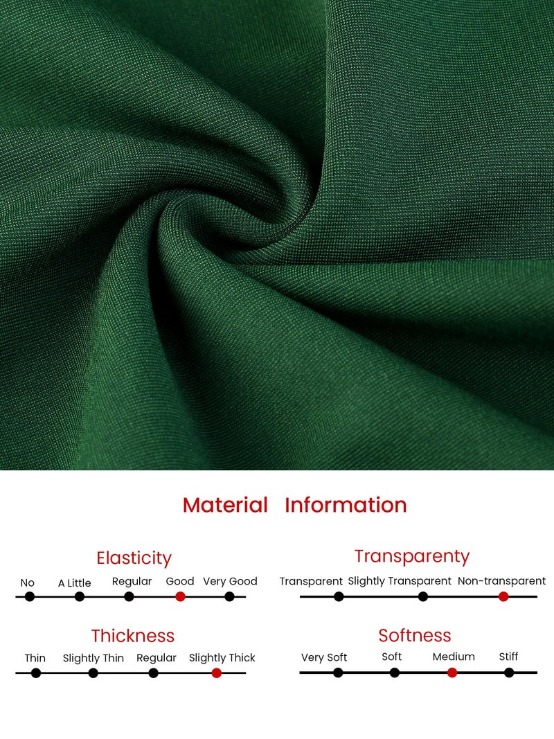 Hobemty Women's Funeral Sheath Dress Knee Length Work Pencil Dresses XX-Large Green - Image 5