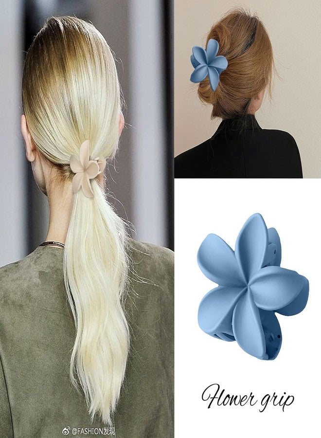 MIKONIKO 6 PCS Flower Hair Claw Clips Nonslip Matte Hair Clips for Women Thick Hair to Thin Hair Styling Accessories Cute Claw Clips Hair Clip Multicolor - Image 5