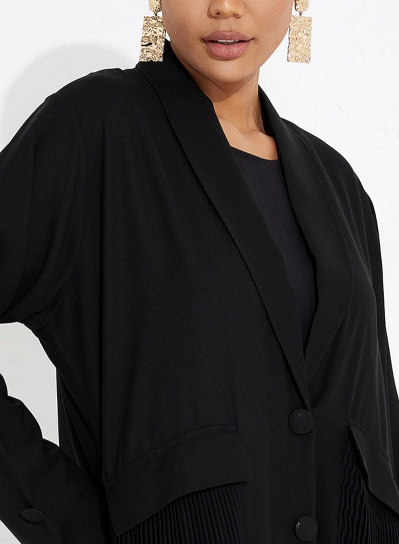 روزيت عباية عباية كاجوال مع جيب - Image 2