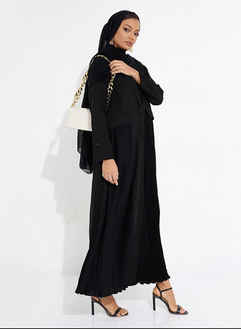 روزيت عباية عباية كاجوال مع جيب - Image 4