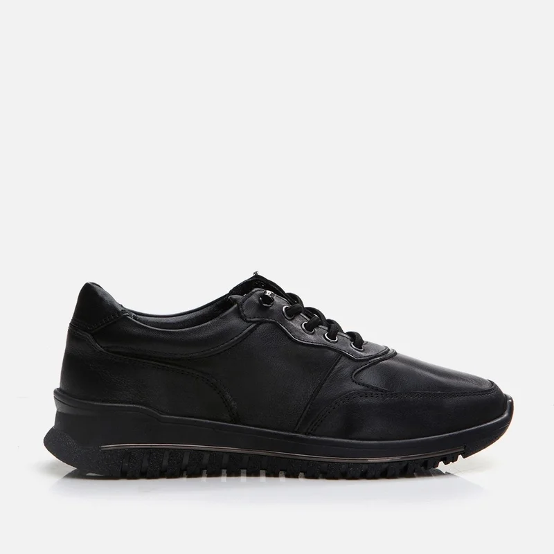 Hotiç 01AYH294650A100 GENUINE Leather Black Women's Sports Shoes
