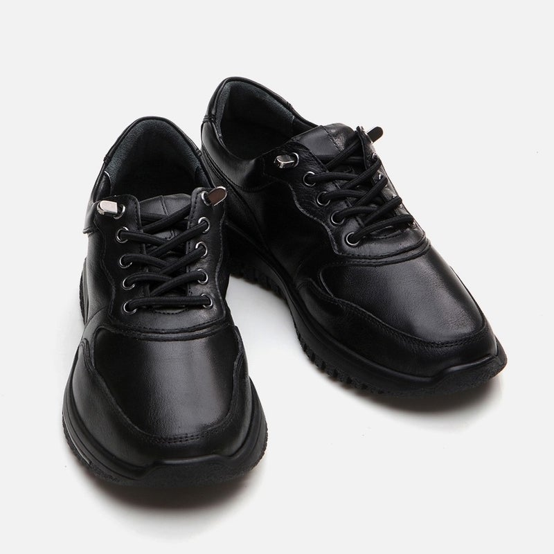 Hotiç 01AYH294650A100 GENUINE Leather Black Women's Sports Shoes  - Image 3