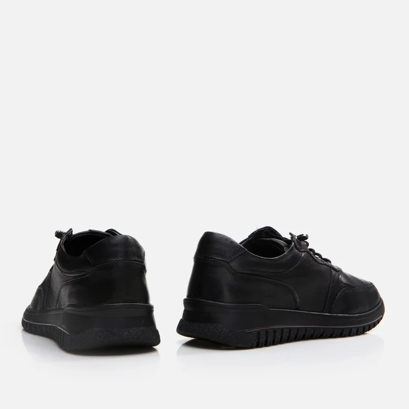 Hotiç 01AYH294650A100 GENUINE Leather Black Women's Sports Shoes