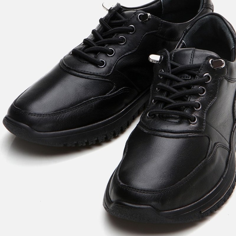 Hotiç 01AYH294650A100 GENUINE Leather Black Women's Sports Shoes  - Image 4