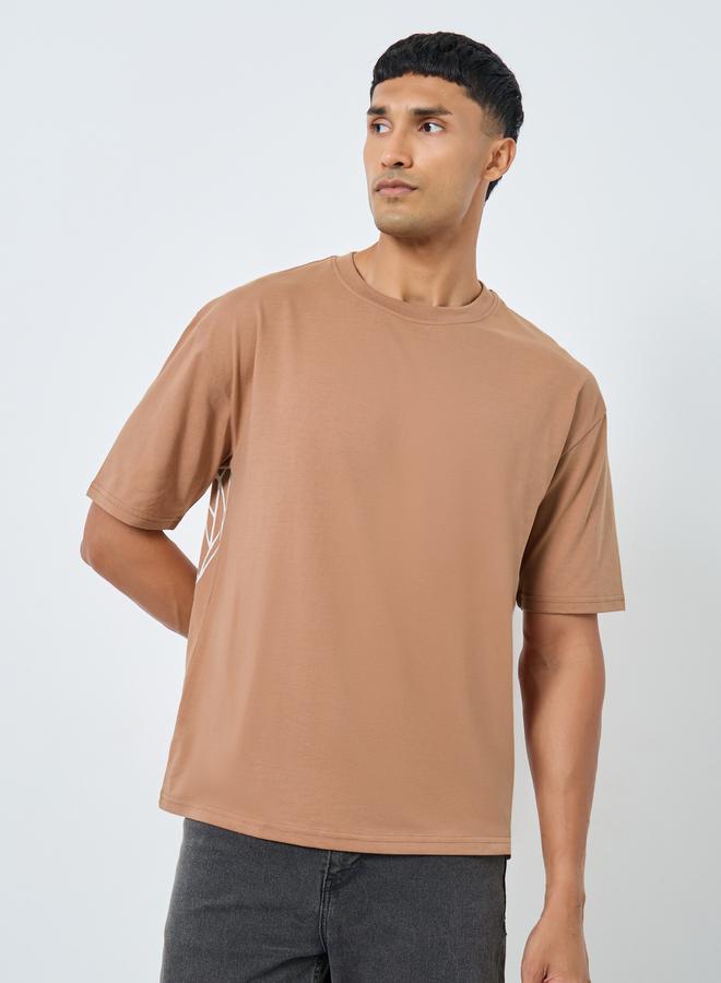 Styli Back Tiger Print Oversized T-Shirt - Image 1