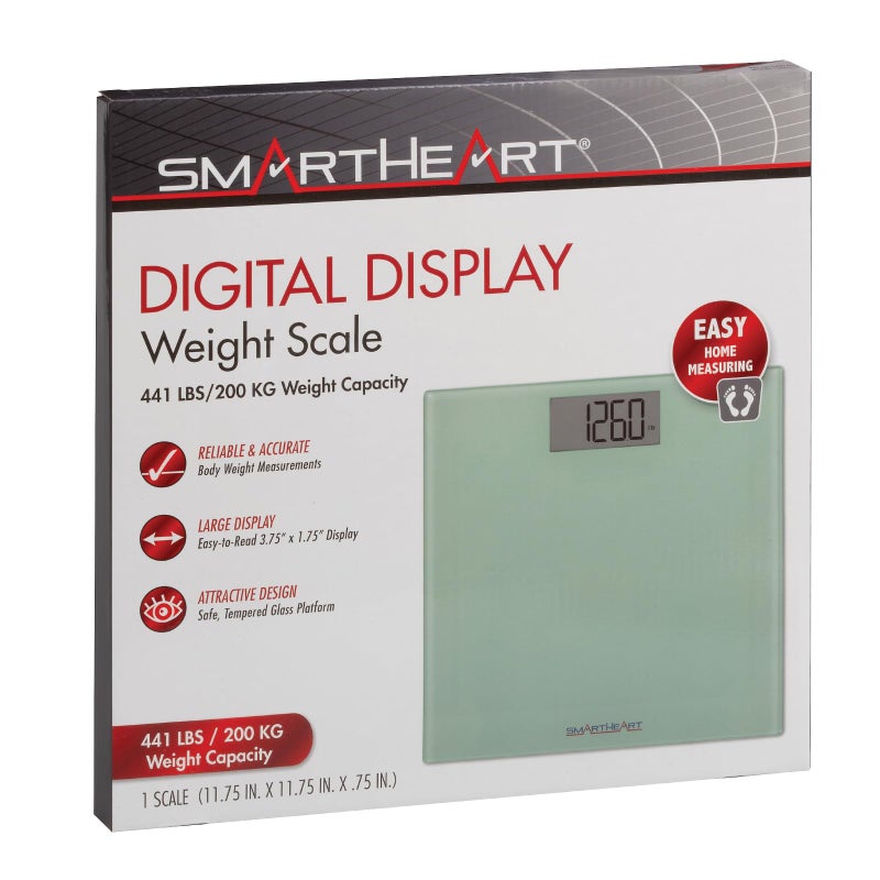 SmartHeart Veridian Smartheart Digital Weight Scale, Blue - Image 2