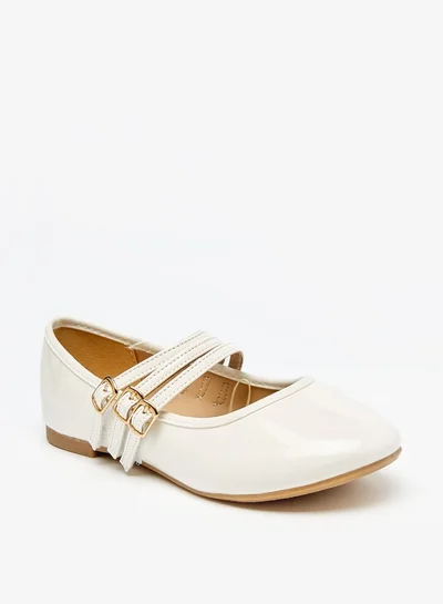 فلورا بيلا من شو إكسبرس Girls Casual Slip On Round Toe Ballerinas