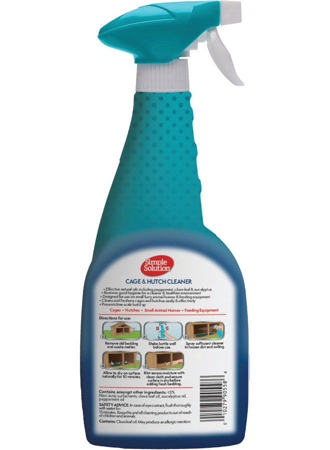 Simple Solution منظف طبيعي مضاد للبكتيريا للقفص والملجأ، أبيض، 500 مل - Image 2