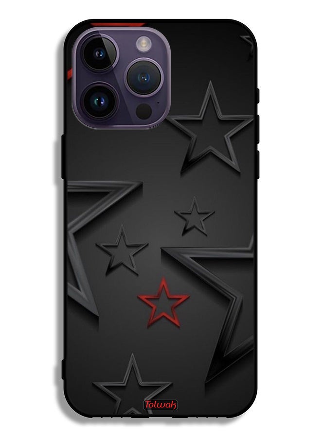 Tolwak Apple iPhone 14 Pro Max Protective Case Stars Pattern - Image 2