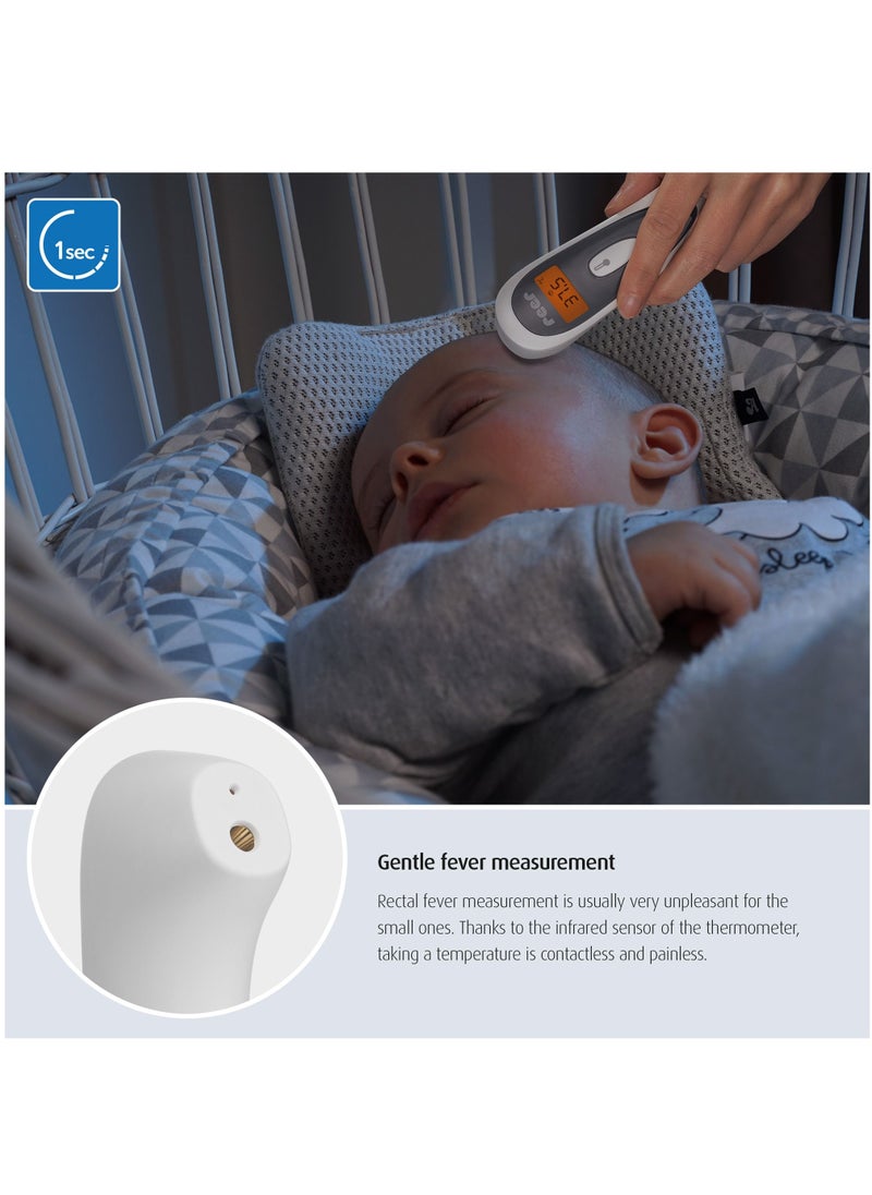 REER - Reer Color SoftTemp 3in1 Contactless Infrared Thermometer, Three-Step Optical Fever Warning, 25 Memory Slots. - Image 1