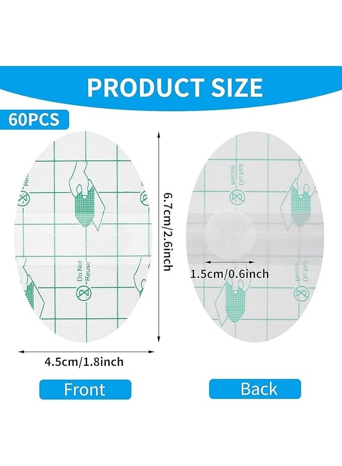 60 Pieces Baby Waterproof Ear Stickers Ear Covers for Swimming Shower Ear Protectors with Ear Plugs for Kids Newborn Disposable Ear Covers for Shower Surfing Snorkeling and Other Water Sports - Image 2