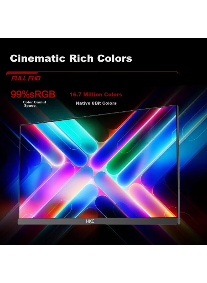 Hkc 23.8-inch Ips Panel, 144hz High Refresh Rate, 99% Srgb Wide Color Gamut, Low Blue Light, Flicker-free, External Computer Monitor For Gaming And Office Use, V2419 - Image 2