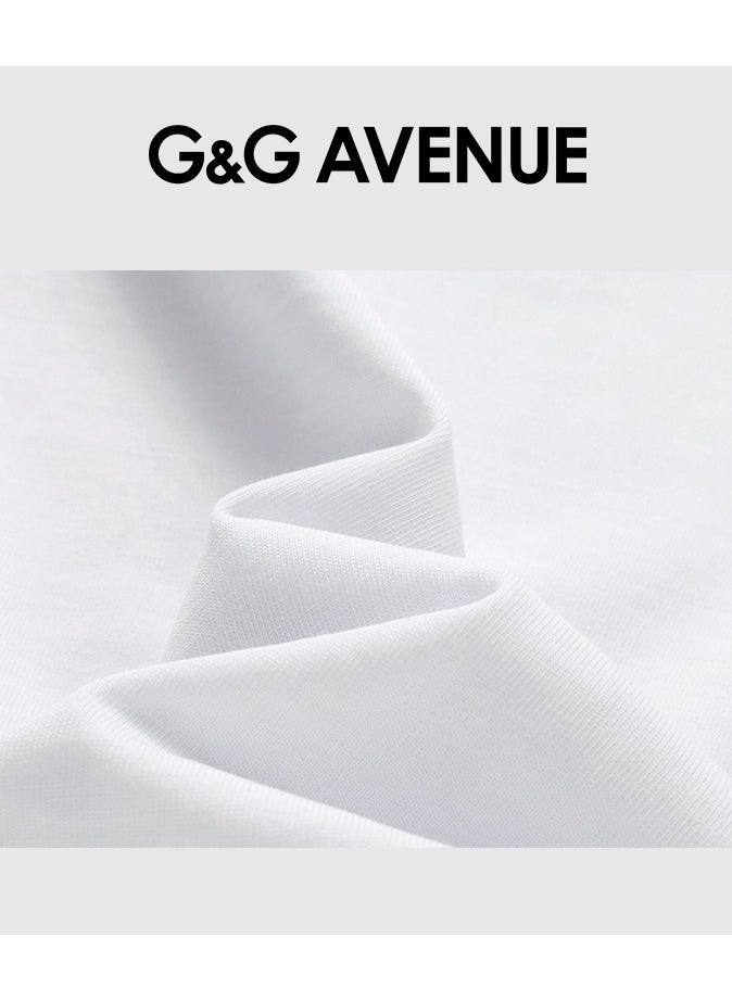G&G AVENUE Mens T Shirt - Short Sleeve Crew Neck Soft Fitted Tees M - 4XL Fresh Classic Tshirts  - Image 4