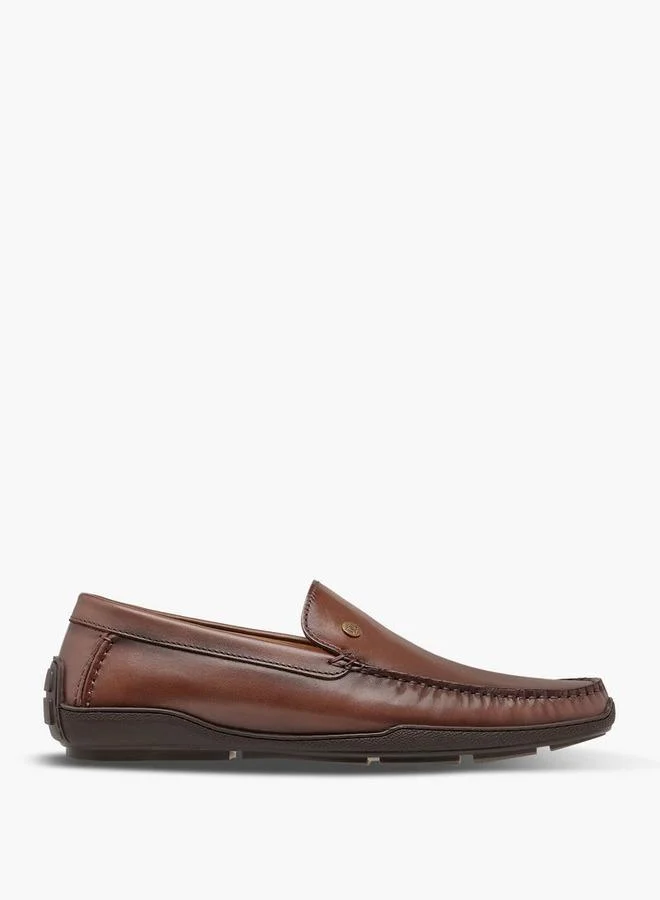 Duchini BROWN Men Slip-On Leather Moccasins for Men | Best Price UAE