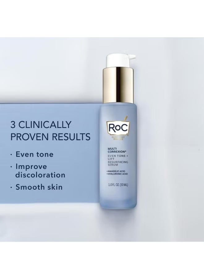RoC Multi Correxion Even Tone + Lift Resurfacing Serum, Facial Repair Essence, Gentle Removal of Dull Uneven Skin, Fade Facial Fine Lines Essence - 30ML - Image 3