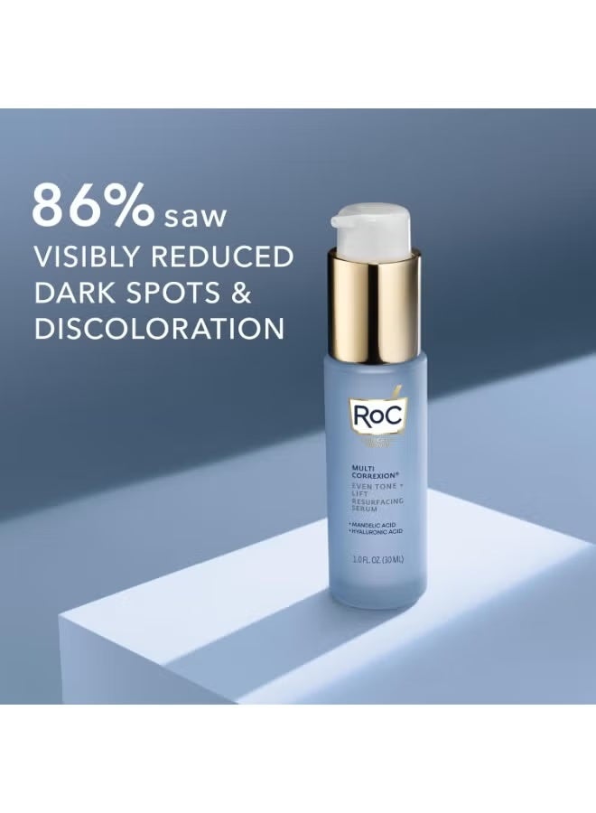 RoC Multi Correxion Even Tone + Lift Resurfacing Serum, Facial Repair Essence, Gentle Removal of Dull Uneven Skin, Fade Facial Fine Lines Essence - 30ML - Image 4