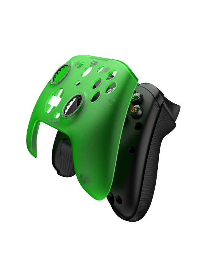 غايمز غطاء وجه مغناطيسي GameSir لوحدات تحكم الألعاب من سلسلة G7 / G7 SE / G7 Pro – شفاف أخضر - Image 2