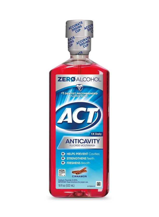 اكت غسول الفلورايد المضاد للتسوس بنكهة القرفة 18 أونصة - Image 1