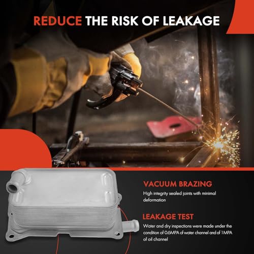 A-Premium Transmission Oil Cooler Compatible with Mercedes-Benz A220 A250 2019 B250 CLA250 2014-2019 GLA250 2015-2019 L4 2.0L - Image 5