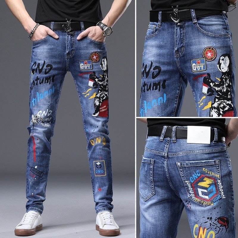 Men's Stretch Slim Fit Jeans - Image 1