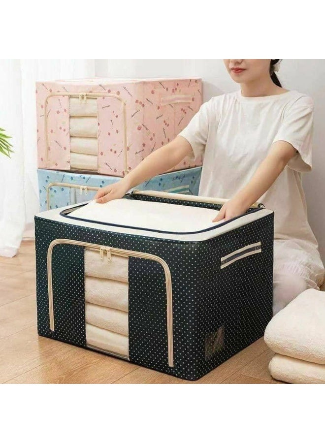 بوكس تخزين بقوائم معدن..ب2 سوسته من فوق والجنب..متاح سعة 66 لتر - Image 1