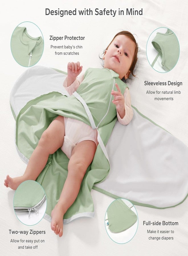 LILBESTIE Baby Sleep Sack Swaddles Newborn - Toddler Wearable Blanket 0-3 3-6 6-12 Months Newborns - Organic Cotton Muslin Sleeping Sacks Bag 1.0 Tog for 0 1 2 3 4 5 6 7 8 9 10 11 12 Month Infant Girl Boy Gifts - Image 2