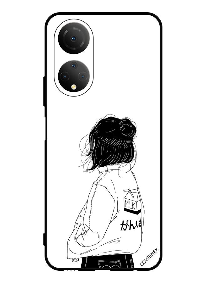 Covernex Protective Case Cover For Honor X7 Girl Thinking Very Deep - Image 1