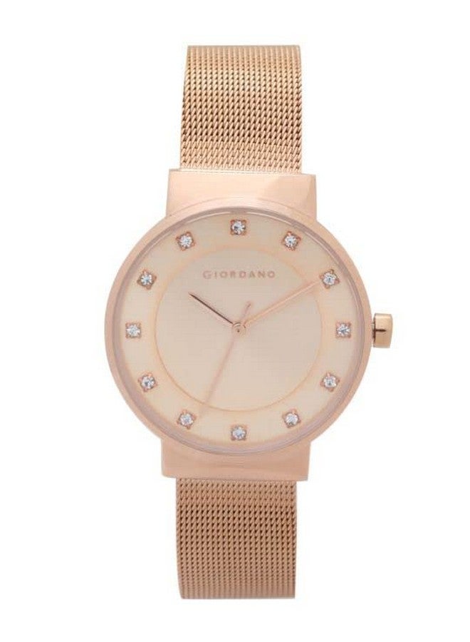 Giordano Analog Stylish Watch for Women | Water Resistant Simple and Fashion Watch Round Shape with Stainless Steel Case Wrist Watch for Ladies & Girls | Ideal Gift for Female - A2062 - Image 1