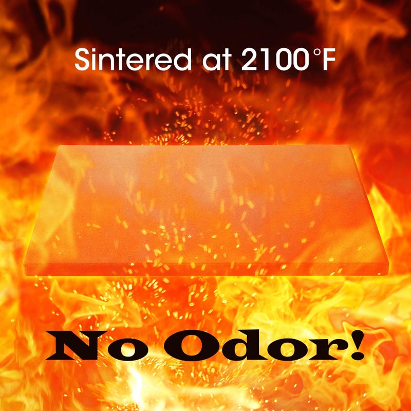 Unicook Pizza Stone, Heavy Duty Cordierite Pizza Pan for Oven and Grill, Thermal Shock Resistant Baking Stone for Bread, 15 X 12 Inch Rectangular, 6.6 lbs - Image 2