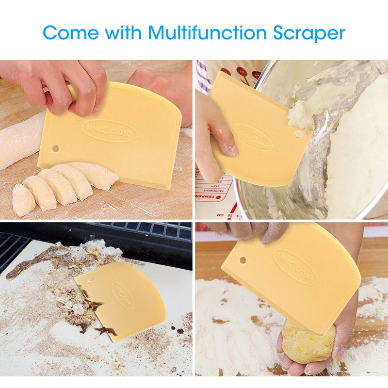 Unicook Pizza Stone, Heavy Duty Cordierite Pizza Pan for Oven and Grill, Thermal Shock Resistant Baking Stone for Bread, 15 X 12 Inch Rectangular, 6.6 lbs - Image 5