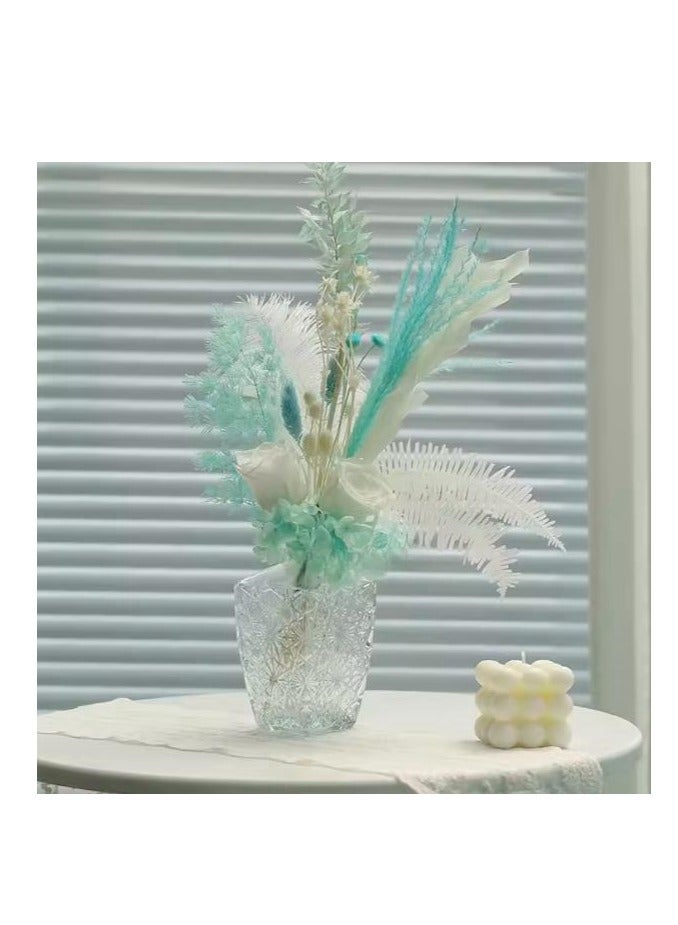 Generic Like A Breath Of Fresh Air Flower Making, Dried Flower Bouquet, Eternal Flower Home Floral Decoration (Excluding Vase ) 