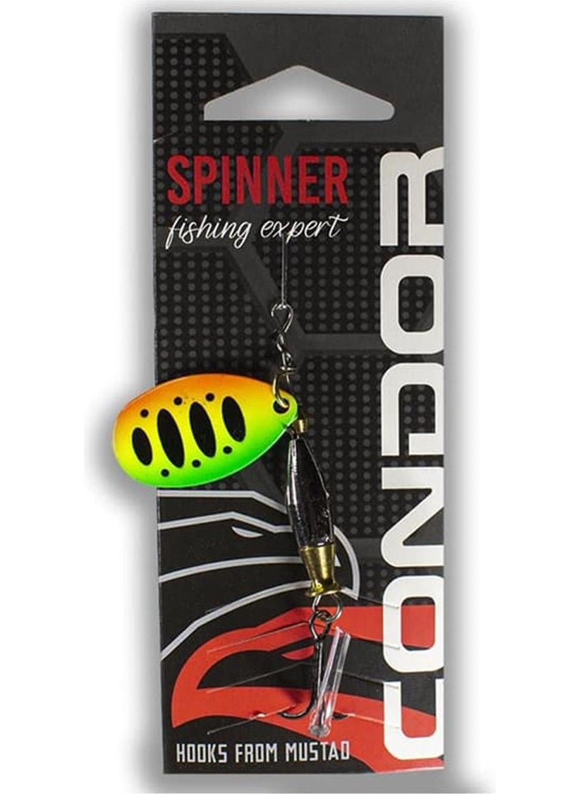 Condor 5129 Long Cast Spinner No:2 (10 Gr) Rotary Spoon Bait  - Image 3