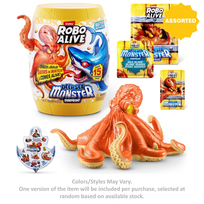 Robo Alive Deep Sea Monster Surprise Series 1 Barrel Playset (Assorted) - Image 3