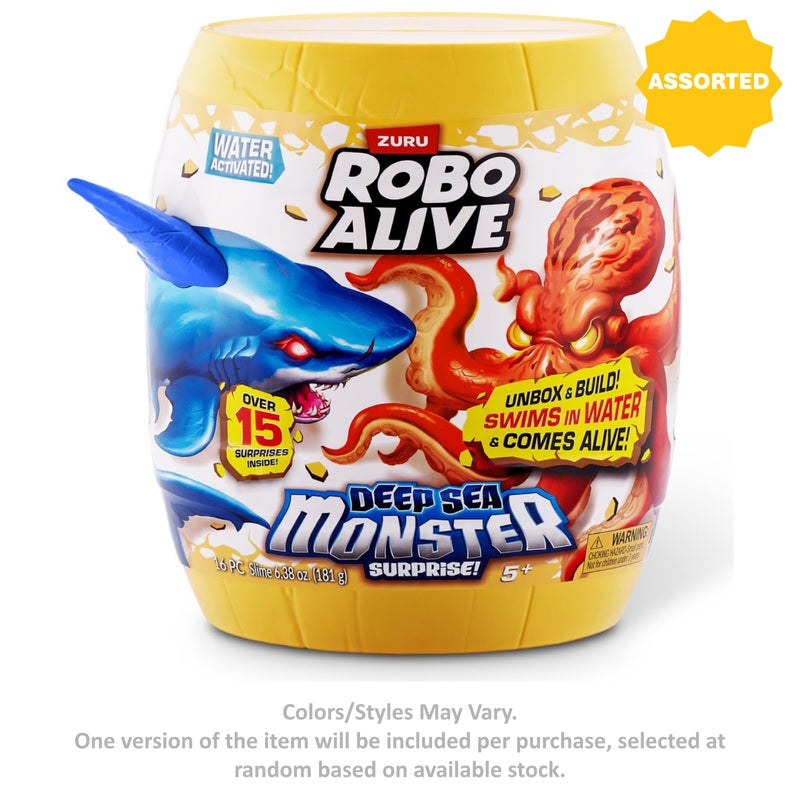 Robo Alive Deep Sea Monster Surprise Series 1 Barrel Playset (Assorted) - Image 1