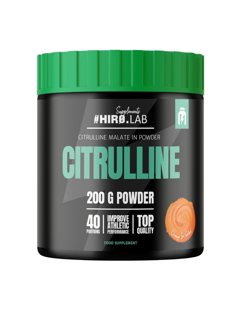 Citrulline 200g Powder - Orange Ice Splash