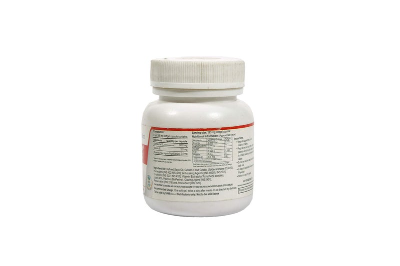 SAMI DIRECT COQ 10 ENERGIZER Ubidecarenone (CoQ 10), Vitamin E with Piperine Cellular Bio Energizer - Image 2
