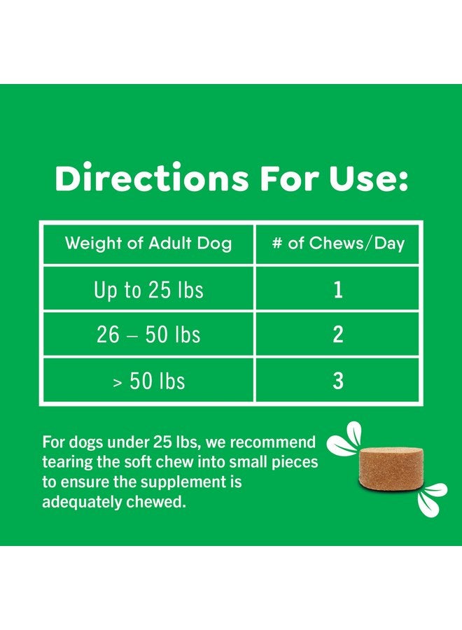 Greenies Supplements Digestive Health Probiotics for Dogs Chicken Flavor, 15.6 oz. Tub of 80 ct. Soft Chews Dog Probiotics - Image 5