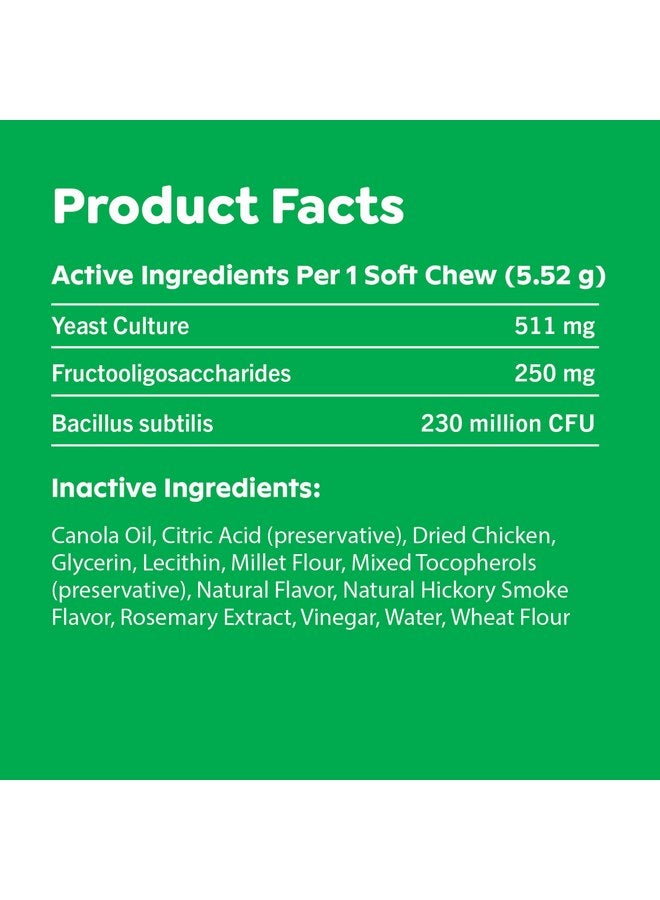 Greenies Supplements Digestive Health Probiotics for Dogs Chicken Flavor, 15.6 oz. Tub of 80 ct. Soft Chews Dog Probiotics - Image 3