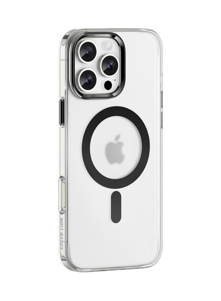 GREEN LION Matte MagSafe Case for iPhone 16 Pro / Anti Fingerprint / Anti Scratch / Anti Yellowing / Daily Protection / Precise Cutouts / HD Clarity / MagSafe Compatible - Clear - Image 1