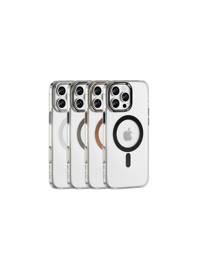 GREEN LION Matte MagSafe Case for iPhone 16 Pro / Anti Fingerprint / Anti Scratch / Anti Yellowing / Daily Protection / Precise Cutouts / HD Clarity / MagSafe Compatible - Clear - Image 3