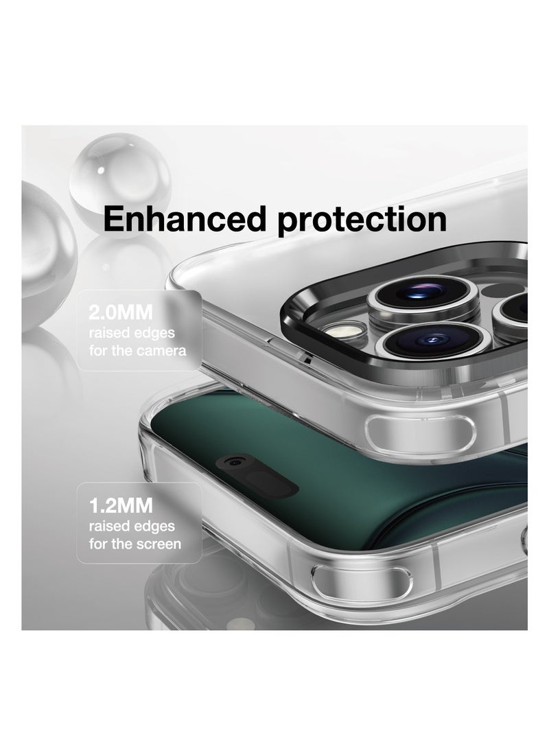 GREEN LION Matte MagSafe Case for iPhone 16 Pro / Anti Fingerprint / Anti Scratch / Anti Yellowing / Daily Protection / Precise Cutouts / HD Clarity / MagSafe Compatible - Clear - Image 5