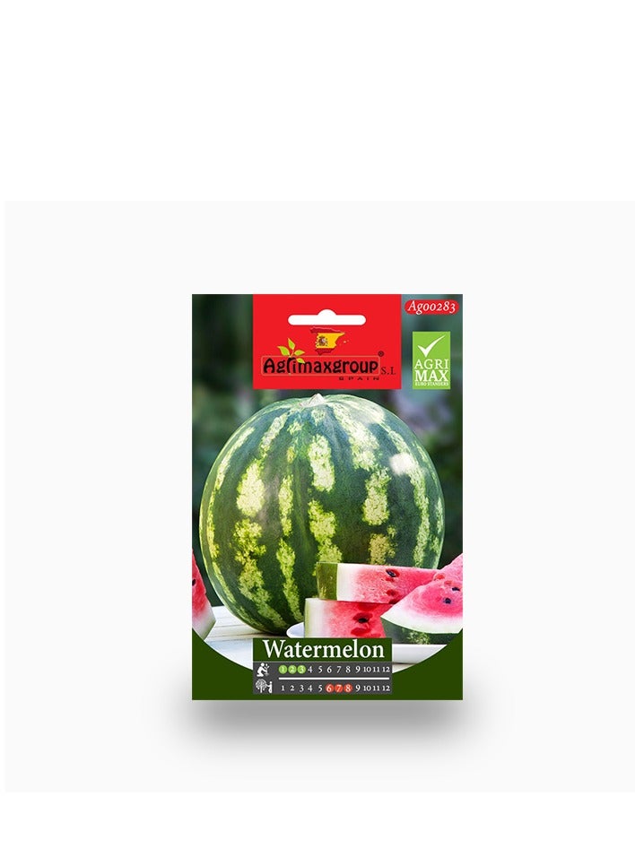 أجريماكس يتم اختيار بذور البطيخ القرمزي عالية الجودة لتوفير بطيخ حلو وعصير عالي الإنتاجية، هذه البذور مثالية لمزارعي الحدائق المنزلية والمزارعين التجاريين الذين يتطلعون إلى زراعة بطيخ كبير لذيذ ذو ملمس مقرمش ولحم أحمر نابض بالحياة.  - Image 1