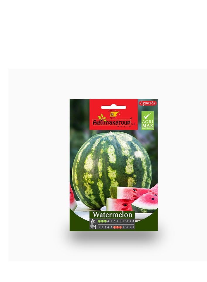 أجريماكس يتم اختيار بذور البطيخ القرمزي عالية الجودة لتوفير بطيخ حلو وعصير عالي الإنتاجية، هذه البذور مثالية لمزارعي الحدائق المنزلية والمزارعين التجاريين الذين يتطلعون إلى زراعة بطيخ كبير لذيذ ذو ملمس مقرمش ولحم أحمر نابض بالحياة.  - Image 3